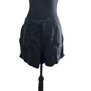 Sanctuary Women's Mid-Rise Relaxed Fit Black Shorts Size M, NWT